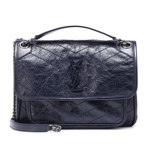 Saint Laurent Medium Niki Leather Shoulder Bag